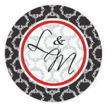 Spice - Initials Wedding Sticker (custom: Paprika) by Special_Occasions Spice - Initials Wedding Sticker (custom: Paprika)