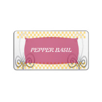 spice label fancy