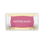 spice label fancy
