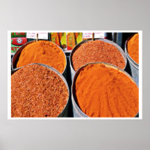 Spices In The Anakara Market Posters