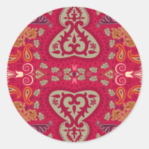 Spices Round Stickers
