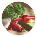 Spicy cuisine art stickers by blessedme Spicy cuisine art stickers