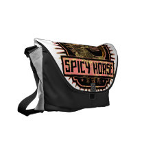 Spicy Horse Messenger Bag - Dark messenger bags