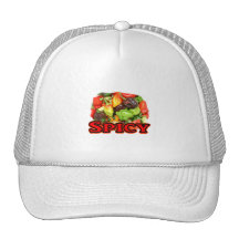 Spicy ! Hot habanero Pepper Pile Pepper Lover Gift Hat