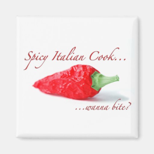 Spicy Italian Cook Magnet