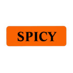 Spicy Merchandise tags labels