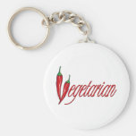 Spicy Vegetarian Key Chain