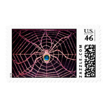 SPIDER AND WEB Blue Sapphire Black Postage
