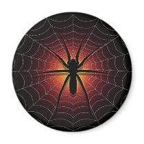 spider and web magnet