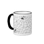 Spider and web mug - Customize add your name here Spider and web mug - Customize add your name here