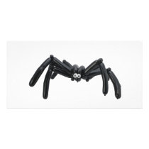 spider balloon personalized photo card