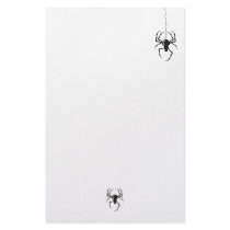 Spider (Black) Stationery