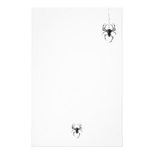Spider (Black) Stationery