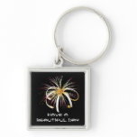 Spider Flower Keychain