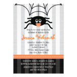 Spider Halloween Baby Shower Invitations
