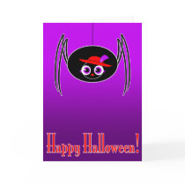spider Halloween card