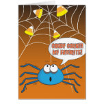 Spider Halloween Greeting Card cards