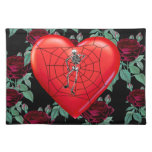 Spider Heart Place Mats Spider Heart Place Mats