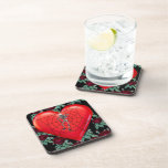 Spider Heart Coasters