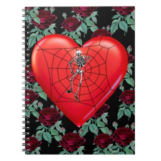 Spider Heart notebook