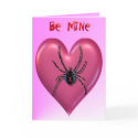Spider Heart Valentine Card