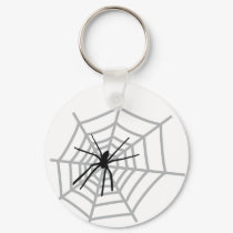 spider in cobweb keychains by Tomaniac spider in cobweb keychains