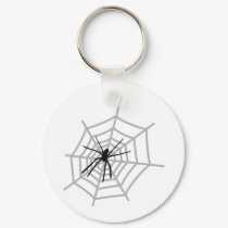 spider in cobweb keychains by Tomaniac spider in cobweb keychains