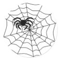 spider in web stickers