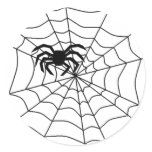 spider in web stickers