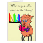 Spider joke Birthday Cards