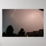 Spider Lightning Cloud to Cloud Poster