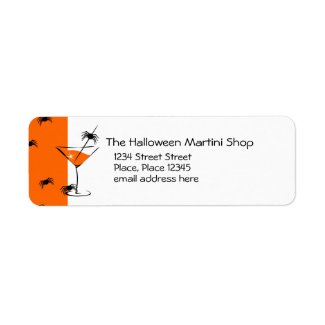 Spider Martini label