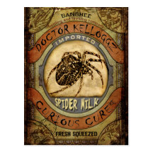Spider Milk Postcards