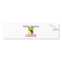 Spider Monkey Lover bumper stickers