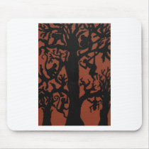 Spider monkey tree mouse mat