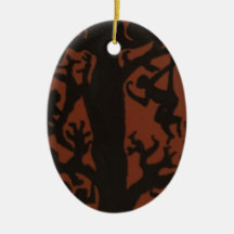 spider monkey tree ornaments