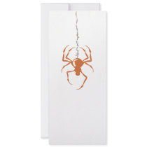 Spider on Strand (Orange) Invitations