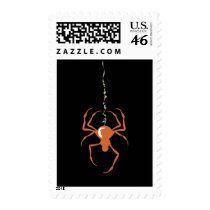 Spider on Strand (Orange) Postage Stamps
