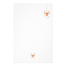 Spider (Orange) Stationery