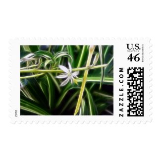 Spider Plant 1 Neon stamp
