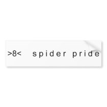 Spider Pride Bumper Sticker