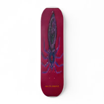 Spider Red Skateboard, 3rd EYE GRAPHIX by hadleymonster Spider Red Skateboard, 3rd EYE GRAPHIX