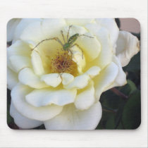 Spider & Rose Mousepad by DonnaGrayson Spider & Rose Mousepad
