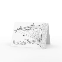 Spider Samhain Card by 13BlackCatsDesigns Spider Samhain Card