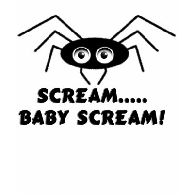 Spider - Scream BABY Scream! Tee Shirt by debbie205