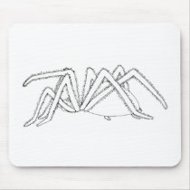 spider side view mouse mat