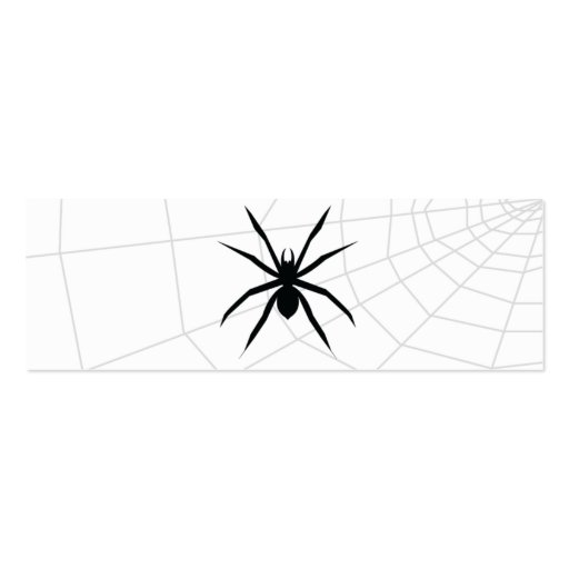 Spider - Skinny Business Card Template (back side)