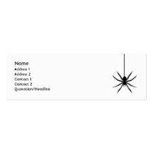 Spider - Skinny Business Card Template