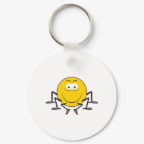 Spider  Smiley Face keychains
