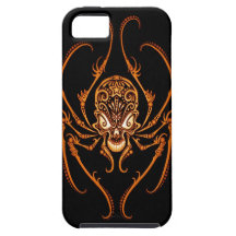 Spider Sugar Skull, brown and black Case For The iPhone 5